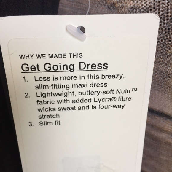 ➕NWT RUBY WINE LULULEMON GET GOING DRESS MAXI LONG - Picture 4 of 5